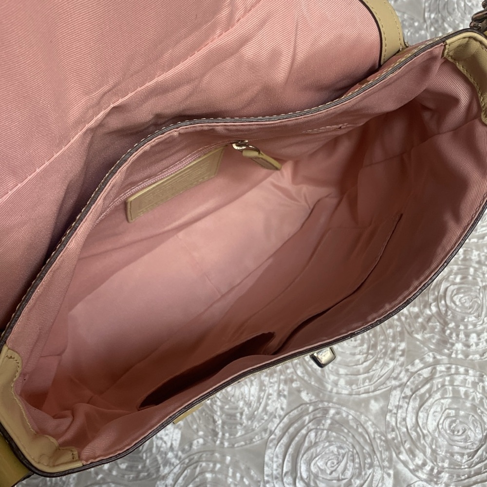 Coach Pink and Gold Crossbody Bag - Picture 11 of 16